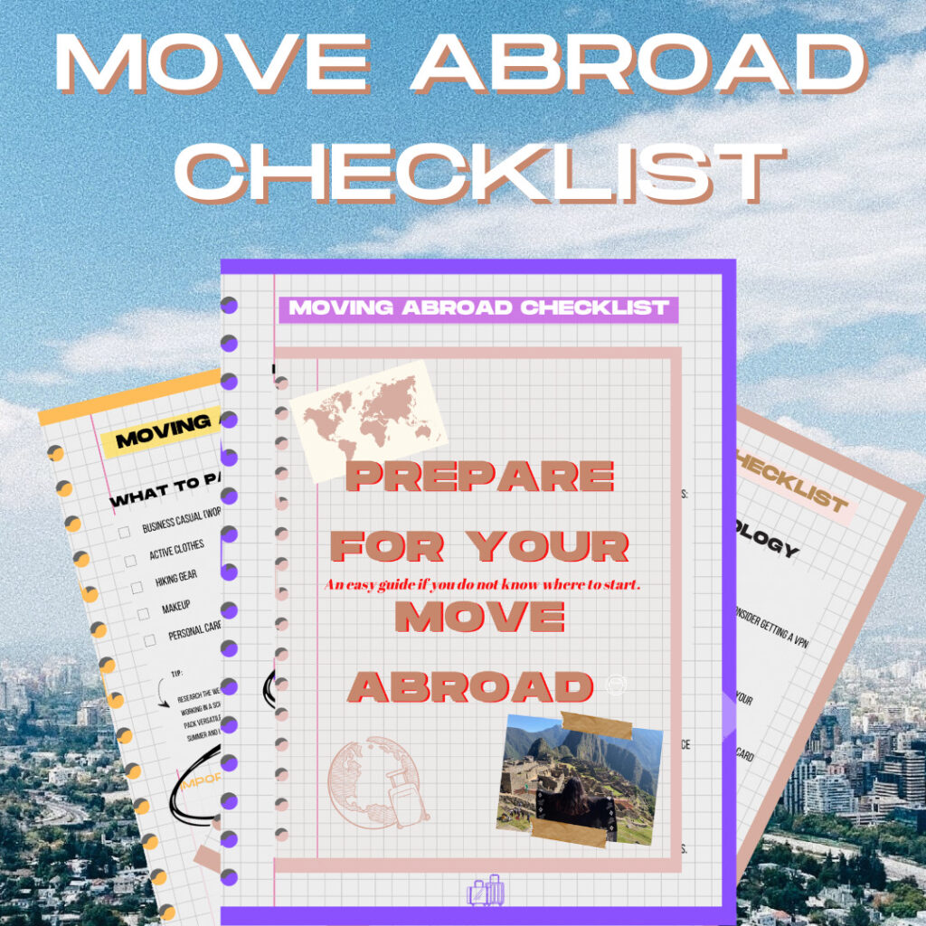 Move Abroad Checklist